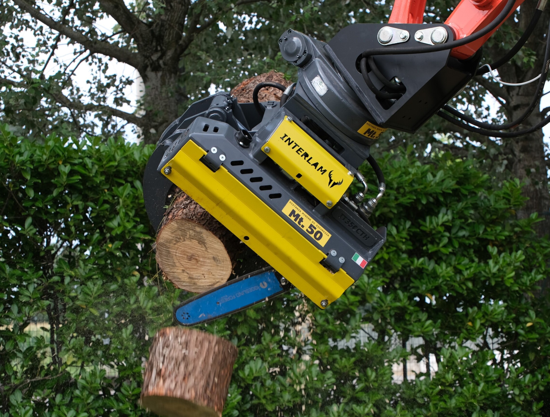Pinze per tronchi INTERLAM, la PRESA sicura nel tempo